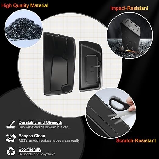 for Corolla Cross Trash Can for 2022-2025 Toyota Corolla Cross Small Car Trash Bin for Side Front Right Door Mini Trash Garbage Bin w/Lid for Toyota Accessories (Corolla Cross Right Side)