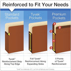 Pendaflex Expanding File Pockets,Letter Size,File Organizer for School,Home or Office,5.25" Expansion,Reinforced with Dupont™