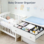 DIMJ Drawer Organizer Clothes- 26 Pack Baby Dresser Organizer for Nursery, Small Fabric Closet Drawer Organizer Bins for Unde