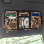 Duck Camo Car Sun Visor Organizer Multi-Pocket Sun Visor Organizer Personalized Car Interior Accessories Keep Tidy for Cars, Trucks & SUVs