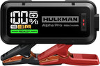 Hulkman Alpha Pro 1500A Jump Starter, 44.4Wh High-Capacity Car Battery Jump Starter, PD65W Fast Charging in & Out, 3.3 Smart
