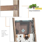 FUIN 6.4ft Extra Wide Wooden Blanket Ladder Living Room Decorative Wal Leaning Farmhouse Quilt Display Holder Rustic Wood Tow