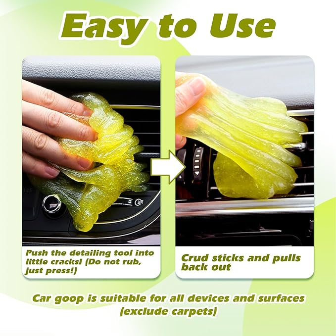 x xotic tech Car Cleaning Gel for Car Detailing Putty Interior Cleaner Slime Auto Detail Tools Supplies Accessories Valentine