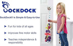 Sock Laundry Solution for Washing Drying & Storing Socks in Pairs, Clip & Hold Socks in Washer Dryer & Closet 2-Pack