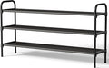 Kitsure Extra-Long Shoe Rack for Closet, Shoe Organizer for Front Door Entrance, Stackable Shoe Shelf, Detachable Closet Orga