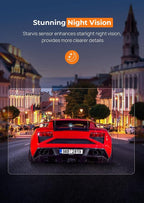 Dash Cam, 2.5K WiFi Dash Camera for Cars, E-YEEGER Mini Dashcam with App, Front Car Camera, G-Sensor, Loop Recording, Night V