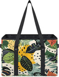Reusable Grocery Bag, Foldable Large Shopping Tote Bag for Groceries Kitchen Picnic Car Trunk