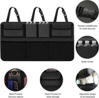 Car Trunk Organizer and Storage, Backseat Hanging Organizer for SUV, Truck, MPV,Van Collapsible Cargo Storage Bag with 7 Pocket