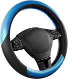 Road Comforts Steering Wheel Cover – Breathable Leather Steering Wheel Cover, Anti-Slip Grip, Universal Fit 14.5” to 15”, Hea