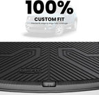 LASFIT Cargo Mat for Jeep Renegade 2015-2023 Upper Position, All Weather TPE Custom Fit Trunk Mat Cargo Liner Trunk Liner, Black
