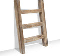 FUIN Wooden Tea Towel Ladder, Mini Ladder Towel Rack Display Hanger, Small Rustic Farmhouse Tea Towel Stand Holder for Countr