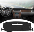 FIILINES Dash Cover for 2007-2014 Tahoe Suburban/GMC Yukon XL, 2007-2013 Avalanche Silverado 1500 2500 3500 LTZ/GMC Sierra SL
