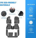 Nilight Floor Mats for Mazda CX-9 CX9 (7 Seat Only) 2016 2017 2018 2019 2020 2021 2022 2023 All Weather Custom Fit Heavy Duty Floor Liners