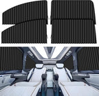 ZATOOTO Blackout Window Shades 4 Pack - Magnetic Sun Shade for Side Windows, Privacy Car Blind Curtains, Baby, Pet, Camping, Travel
