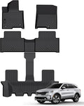 Auxko All Weather Floor Mats Fit for Kia Sorento Hybrid 2026 2025-2021(Include PHEV 22-26) TPE Rubber Liners Sorento Hybrid Accessories Set All Season Odorless Anti-Slip Floor Mats