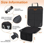 Car Seat Protector,2Pack Car Seat Cushion,with Thickest Padding and Non-Slip Backing,Waterproof 600D Fabric Car Seat Covers w