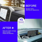 2024 2023 F150 Center Console Dash Storage Tray for 2021 2022 2023 2024 Ford F150 Dash Center Console Tray Ford F150 2022 Accessories F150 Dashboard Storage Organizer Sunglass Holder 2023 F150