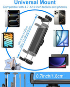 for iPad Holder for Car Back Seat, [Metal Telescopic Arm] Car Tablet Holder Back Seat for Kids, Headrest Tablet Mount for iPad Pro 12.9 Air Mini, Galaxy tab, 4-13" Tablets & Phones