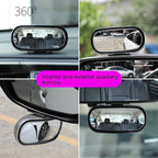 Blind Spot Mirror for Car 2 Pack, Adjustable Convex Wide-Angle Blindspot Mirrors, 360° Rotatable Small Stick-On Blind Side Mirror for Cars, SUVs & Trucks