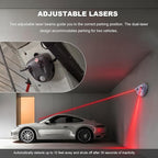 Dual Laser Garage Assist Parking Guide, 360 Degree Adjustable Laser Head Guide Sensor with AC Adapter, Motion Activated Park Right Assistance Stop Indicator for Car SUV Truck