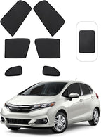 Front Side Half Window Shade Foldable Custom Fit for 2013-2020 Honda Fit Car Window Shades for Side Window Sun Shade UV Protection Heat Insulation for Camping Sleeping 6PCS