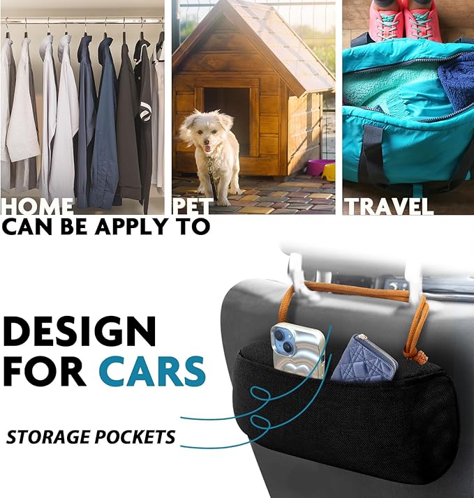 Timgle 2 Pack Car Air Freshener, Lasts 365+ Days, No Chemicals 100% Activated Bamboo Charcoal Fragrance, Free Deodorizer, Nat