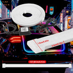 RGB LED Strip for Car Trunk Interior, Waterproof IP67 Multi-Color Car Trunk Lighting with Music Sync, Universal Car LED Strip Lights Decor