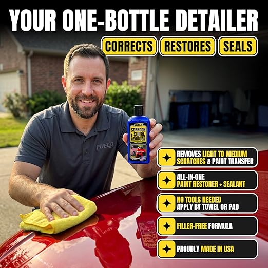 Scratch Remover – Car Scratch Repair & Swirl Remover for Vehicles – Deep Scratch Repair Compound & Polishing Solution – Car Paint Repair Kit for Clear Coat & Paint Restoration – 8 oz