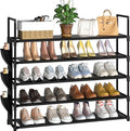 OYREL 5 Tier Shoe Organizer Rack for Closet, Entryway, Garage, Door, Space Saving, Shoe Holder Stand/Tower, Large, 20-25 Capa