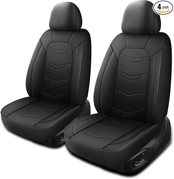 Car Seat Covers,Leather Car Seat Covers,Breathable and Sporty Car Seat Cover,Universal Fit Automotive Seat Covers for Car SUV