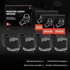 A-Premium 4-PC Reverse Backup Parking Assist Sensor Compatible with Audi & Volvo & Porsche Models - Q5 2012-2016, XC60 2012-2015, Cayenne, S60, 911, XC70, Boxster, S80, Allroad, Replace# 4H0919275A