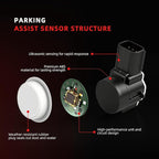 Parking Assist Sensors Reverse Backup Parking Sensors White for Buick Cascada/Lacrosse, for Cadillac ATS/CTS/Escalade, for Ch