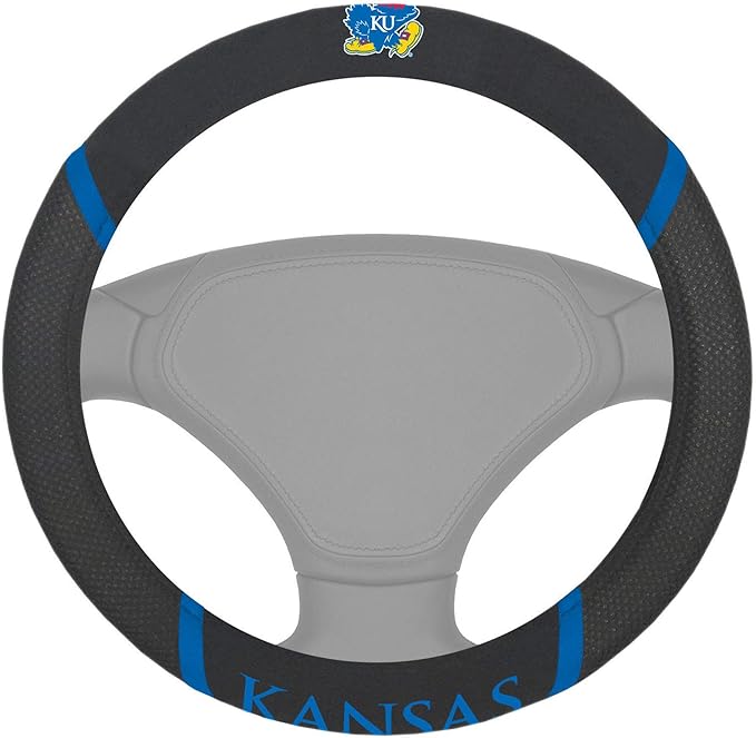 FANMATS NCAA Unisex-Adult Embroidered Steering Wheel Cover