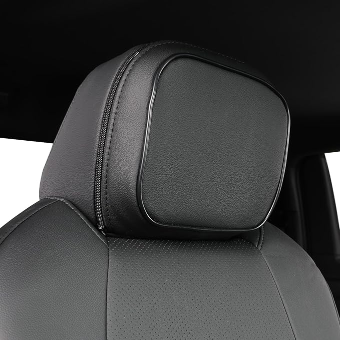 EKR Custom Fit Tacoma Front Car Seat Covers for Select Toyota Tacoma (Petrol & Hybrid) 2024 2025 2026 Double cab SR,SR5,TRD S