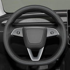 MEWANT DIY Stitching 3D Style Steering Wheel Cover Wrap for Tesla Model 3 Highland 2023-2025/Model Y 2025 Highland for Tesla Model 3/Model Y Accessories(3D Style)