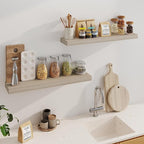 Fun Memories Floating Shelves for Wall, 36Inch Floating Shelves Set of 2, Hanging Shelf with Invisible Brackets, Bathroom She