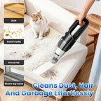 Handheld Vacuum Cordless Car Vacuum Cleaner 11000PA High Power Portable 1.4lbs Lightweight Rechargeable with 2 Filter Multi-N
