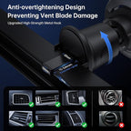 SYNCWIRE for MagSafe Car Mount, Flexible Rotation Magnetic Phone Holder for Car Vent, Hands Free Car Air Vent Phone Holder Clip Universal Compatible with iPhone 17 Pro Max 16 15 14 13 12 MagSafe Case
