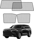 Car Window Shades for Toyota-Highlander(2021-2025),4 Pack Car Window Cover for Baby Sun Shade Blocker Breathable Mesh,Reduce UV Rays & Heat Insulation Privacy Protection for Camping, Travel, Sleep