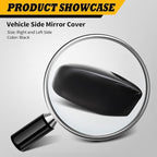 Side Rearview Mirror Cover Caps Compatible with Accord 2008 2009 2010 2011 2012 2012 Black Exterior Side Mirror Cover Rearview Mirror Caps Mirror Housing Left Driver Right Passenger