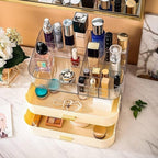 Makeup Organizer with Stackable Drawers, Bathroom Countertop Vanity Organizers and Storage, Ideal for Desk and Dresser, Great
