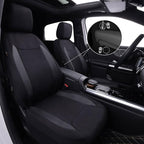 Flying Banner AquaShield Front car seat Covers Set Waterproof Water Resistant arm Rest Shoulder Seatbelt Compatible Truck Pro