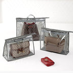 CINPIUK Handbag Dust Bags Clear Purse Storage Organizer for Closet Small to Extra Large Handbags Dust Free Bags Hanging Zippe