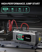 Car Battery Charger Jump Starter, 8000A Portable Jumper Starter with PD 65W Quick Charger, Jump Box 12V Battery Booster