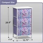Sorbus Nightstand Storage Organizer Chest with 3 Drawers - Kids Girls, Boys Bedroom Furniture Chest for Clothes, Closet Organ