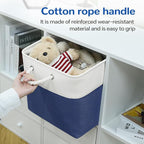 12 x 12 Inch Cube Storage Bins, 4 Pack Fabric Storage Basket with Handles, Foldable Boxes Organizer for Shelf Baskets for Hom