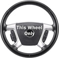 Steering Wheel Cover for Chevy Silverado 1500 GMC Sierra 1500 2007-2013/2500 3500 Chevrolet Tahoe Suburban Yukon (Yukon XL) 2007-2014/ Traverse 2009-2017/ GMC Sierra 2500HD 3500HD 2008-2014