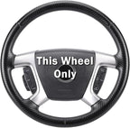 Steering Wheel Cover for Chevy Silverado 1500 GMC Sierra 1500 2007-2013/2500 3500 Chevrolet Tahoe Suburban Yukon (Yukon XL) 2007-2014/ Traverse 2009-2017/ GMC Sierra 2500HD 3500HD 2008-2014