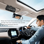 Sunglasses Holder for Car Sun Visor, Bling Leather Eyeglasses Visor Storage Case with Hidden Magnetic Closure, Sparkling Auto Visors Protective Organizer Storage Box (Black)