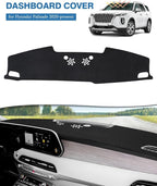 FIILINES Dash Cover for Hyundai Palisade Without HUD 2020-2025, Dashboard Cover Mat for Palisade Accessories Sunshade Nonslip